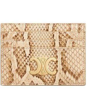 Celine Card Holder Triomphe - Natural