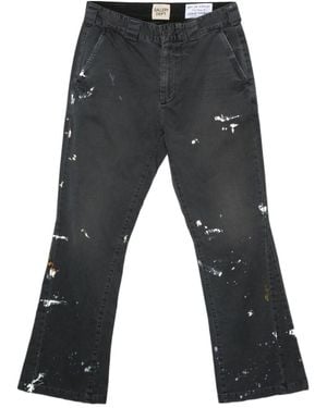 GALLERY DEPT. Paint Splatter-Detail Flared Trousers - Grey