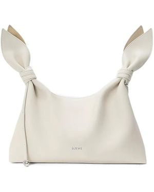Loewe Medium Scarf Bag - Natural