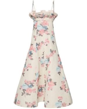 Philosophy Di Lorenzo Serafini Suspender Dress - Natural