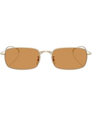 Oliver Peoples Rectangular Metal Sunglasses - Multicolour