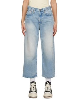 R13 Blue Ankled D'arcy Jeans