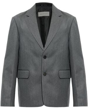 Dries Van Noten Long-Sleeved Suit Jacket - Gray
