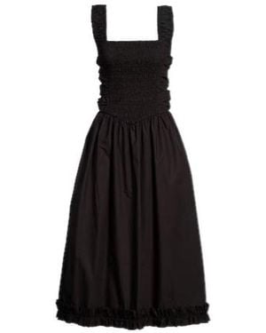 Ganni Midi Dress - Black
