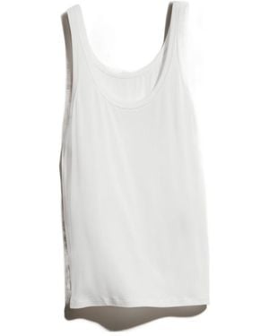 Gucci Stretch Rib Jersey Tank Top With Tag - White