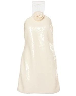 Magda Butrym Sequined Minidress - White