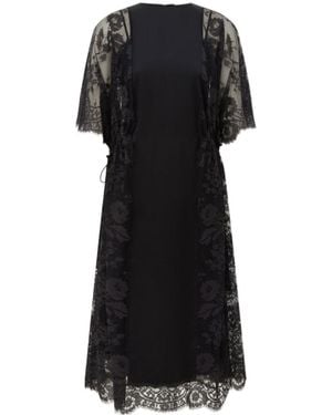Zimmermann Valiant Lace Tunic Dress - Black