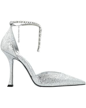 Jimmy Choo Stwvie Pointed-Toe Pumps - White
