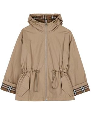 Burberry Long-Sleeved Casual Jacket - Natural