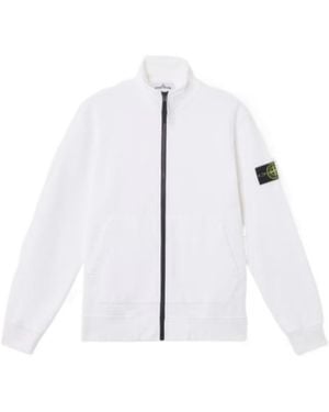 Stone Island Regular-Fit Track Jacket With Pockets - White