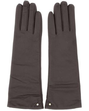 Gianni Chiarini Logo-Rivet Gloves - Brown