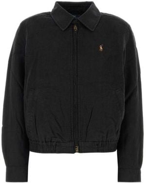 Polo Ralph Lauren Long-Sleeved Zipped Jacket - Black