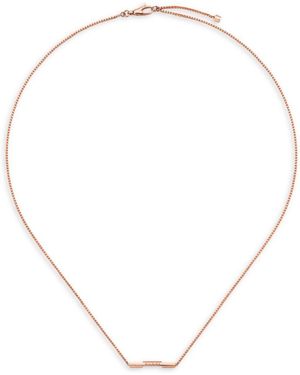 Gucci Logo Necklace - Natural