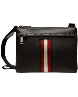 Bally Zipper Shoulder Bag - Black
