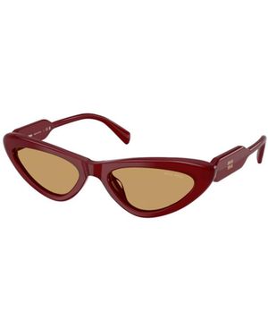 Miu Miu Full-Rim Sunglasses - White