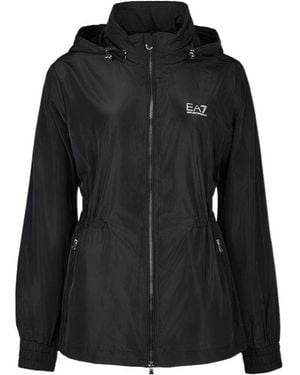 EA7 Long-Sleeve Zip-Up Jacket - Black