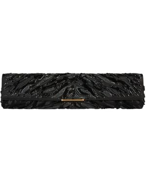 Balmain Long Clutch Bag - Black