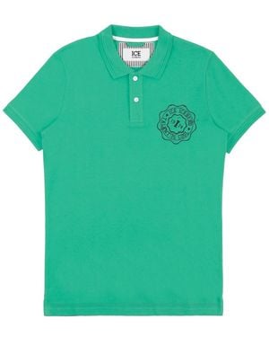 Iceberg Logo Polo Shirt - Green