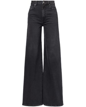 KHAITE Dane Wide-Leg Jeans - Black