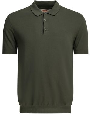 Baracuta Pima Short-Sleeved Polo Shirt - Green