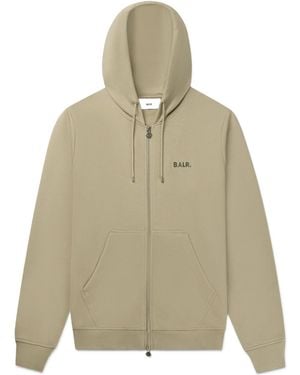 BALR Long Sleeve Hooded Sweatshirt - Natural