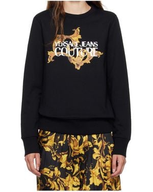 Versace Jeans Couture Long Sleeve Sweatshirt - Black