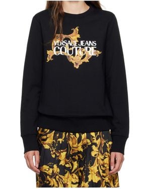 Versace Jeans Couture Long Sleeve Sweatshirt - Black