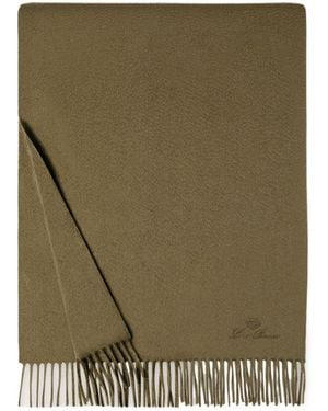 Loro Piana Extra Grande Unita Scarf - Green