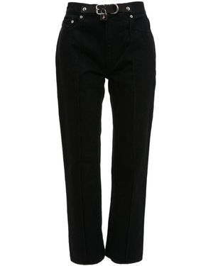JW Anderson Belted Jeans - Black