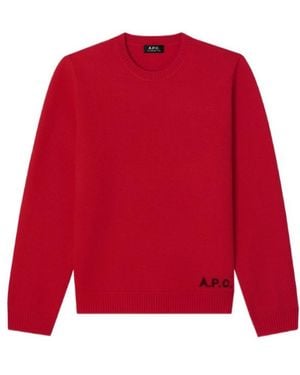 A.P.C. Edward Jumper - Red