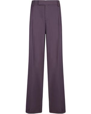 FEDERICA TOSI High-Waisted Wide-Leg Pants - Purple