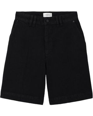 FRAME The Trouser Shorts - Black