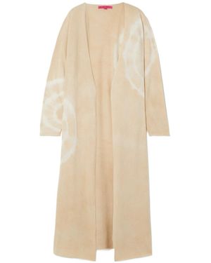 The Elder Statesman Tie-Dye Cardigan - Natural