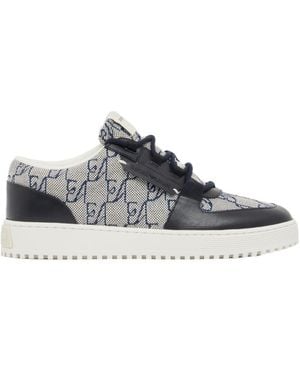 Emporio Armani Monogram Low-Top Trainers - Multicolour