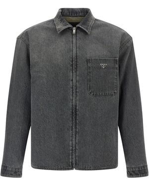 Prada Denim Shirt - Grey