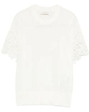 Zimmermann Lace Jersey - White