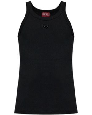 DIESEL Round-Neck Vest - Black