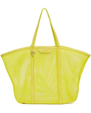 The Attico Double-Handled Shoulder Bag - Yellow