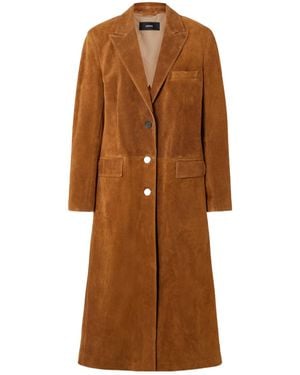 Arma Suede Coat - Brown