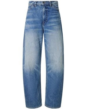 Nili Lotan Loose Straight-Leg Jeans - Blue
