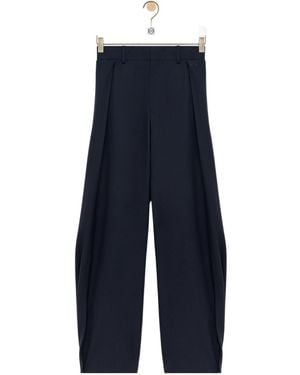 Loewe Wool Casual Pants - Blue