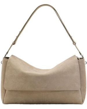 Ami Paris Ami Large Flap Carrousel Bag - Gray