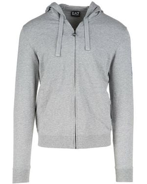 EA7 Hooded Casual Jacket - Grey
