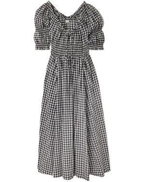 Doen Plaid Dress - Gray