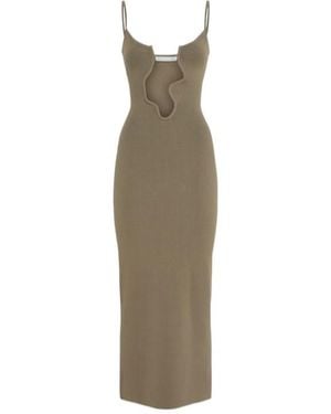 Christopher Esber Spaghetti Strap Dress - Natural