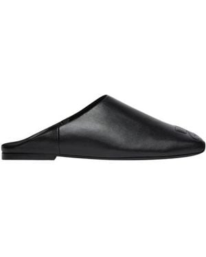 Courreges Courrèges Heritage Square Toe Mules - Black