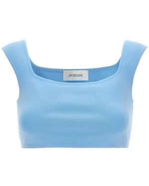 Sportmax 'Fulmineâ€ Top - Blue
