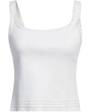 Chloé Stretchy Sleeveless Top - White