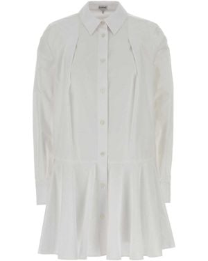 Loewe Shirt Dress - White
