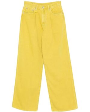 R13 Damon Pleated Jeans - Yellow